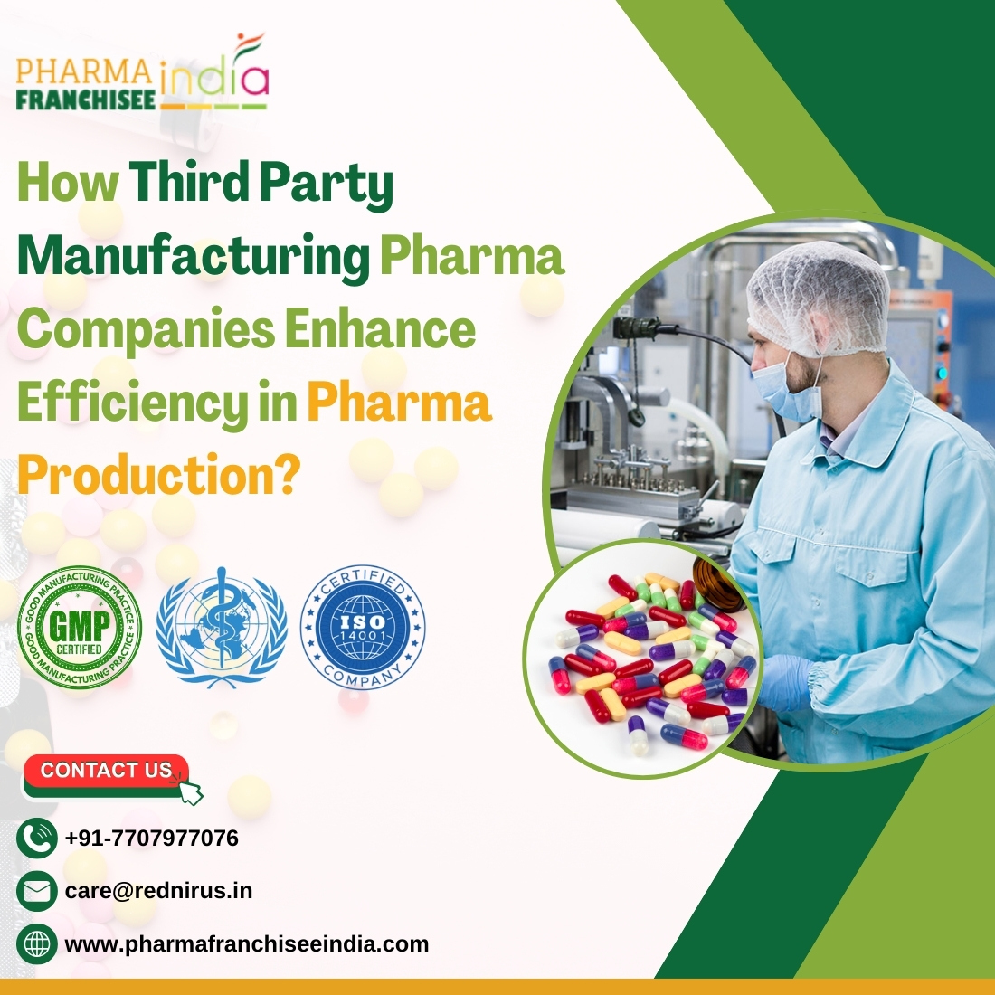 How Third Party Manufacturing Pharma Companies Enhance Efficiency in Pharma Production?